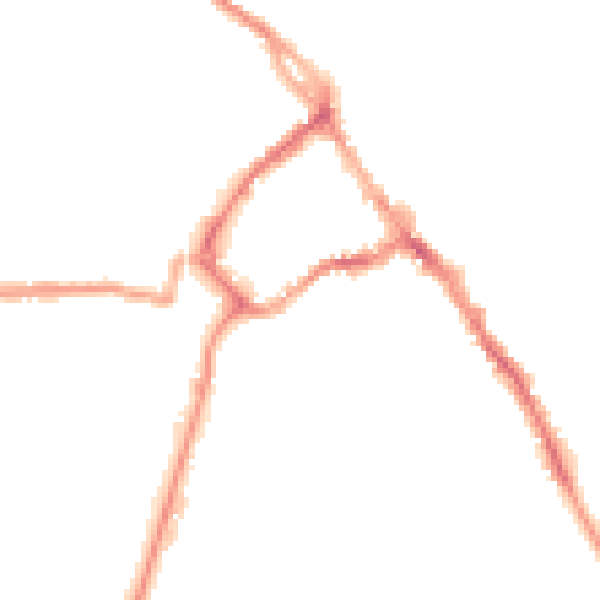 Night-time road noise heatmap for CA11 7JA