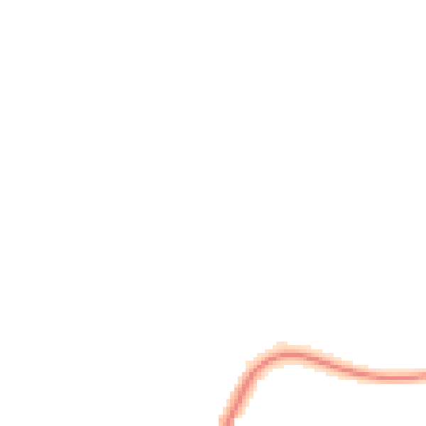 Night-time road noise heatmap for CA11 8EG