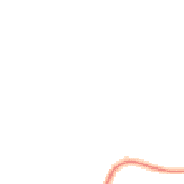 Night-time road noise heatmap for CA11 8FA