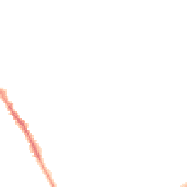 Night-time road noise heatmap for CA11 8NF