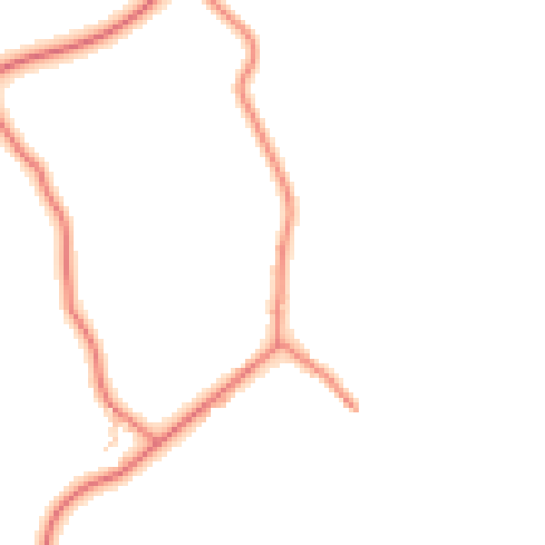 Daytime road noise heatmap for CA11 8SU