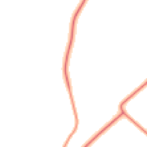 Daytime road noise heatmap for CA11 8SZ