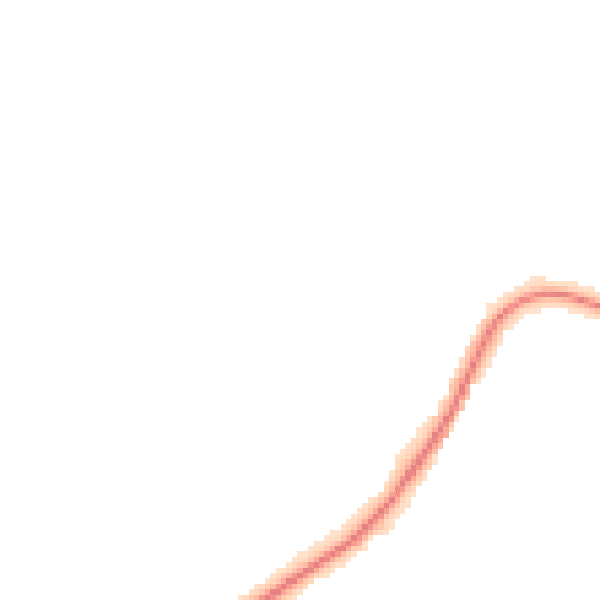 Night-time road noise heatmap for CA11 8TS