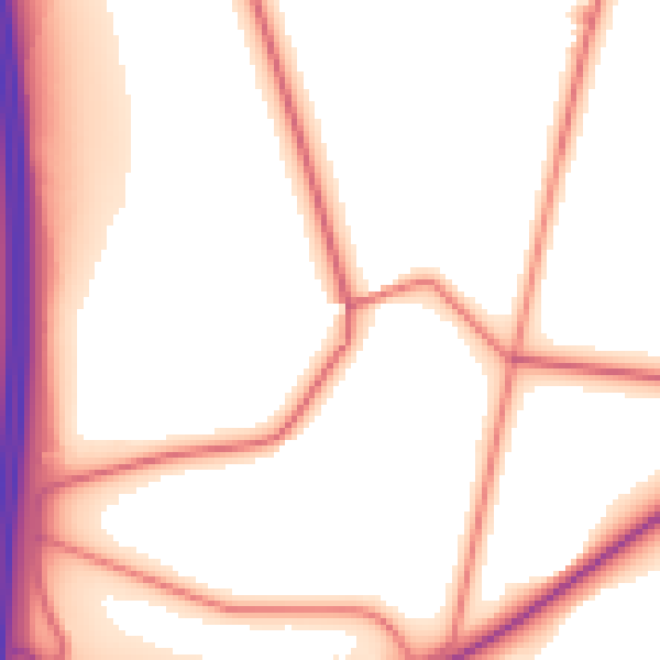 Daytime road noise heatmap for CA11 9NL