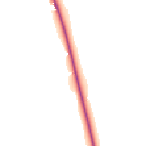 Daytime road noise heatmap for CA11 9NR