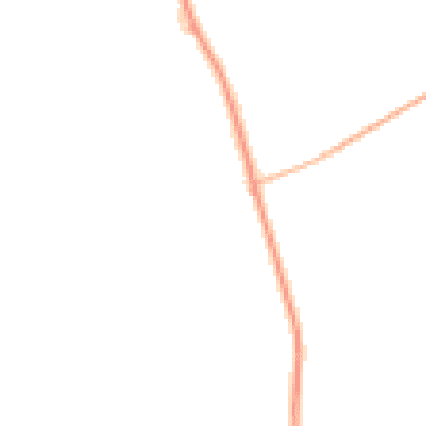 Night-time road noise heatmap for CA11 9PD
