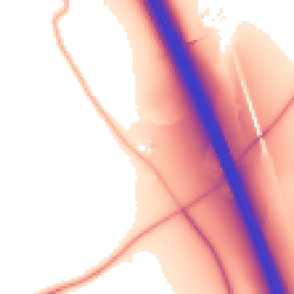 Daytime road noise heatmap for CA11 9PL