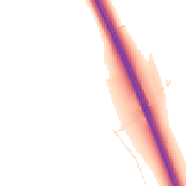 Night-time road noise heatmap for CA11 9PL
