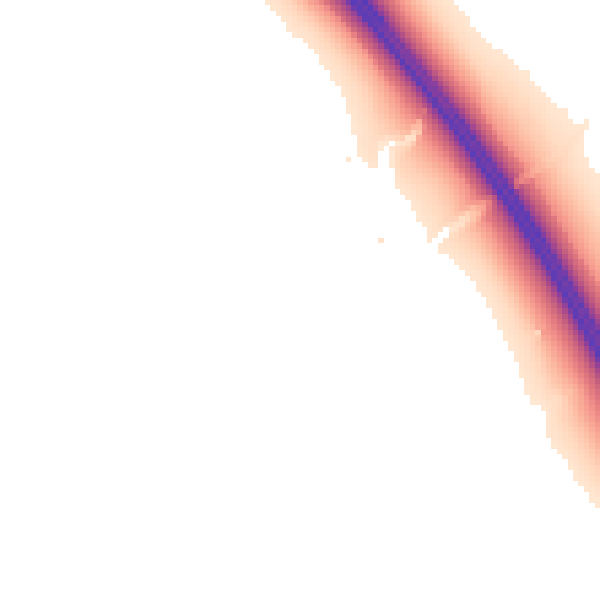 Night-time road noise heatmap for CA11 9QJ