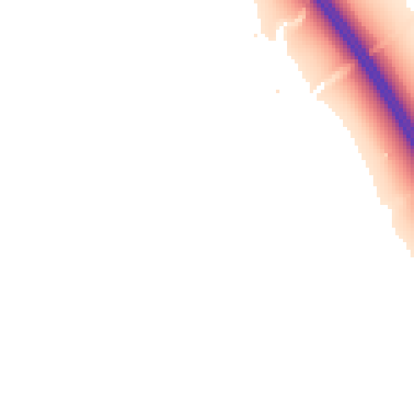 Night-time road noise heatmap for CA11 9QL