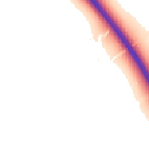 Night-time road noise heatmap for CA11 9QT