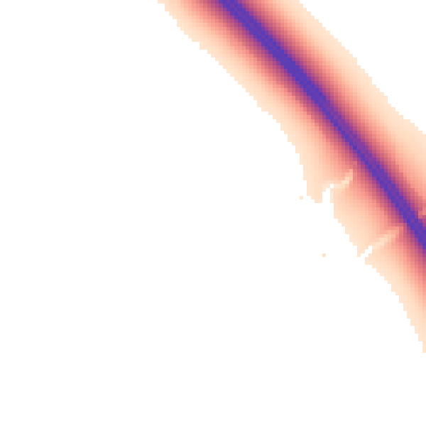 Night-time road noise heatmap for CA11 9QW