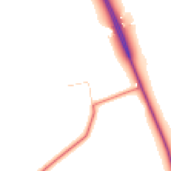 Daytime road noise heatmap for CA11 9RE