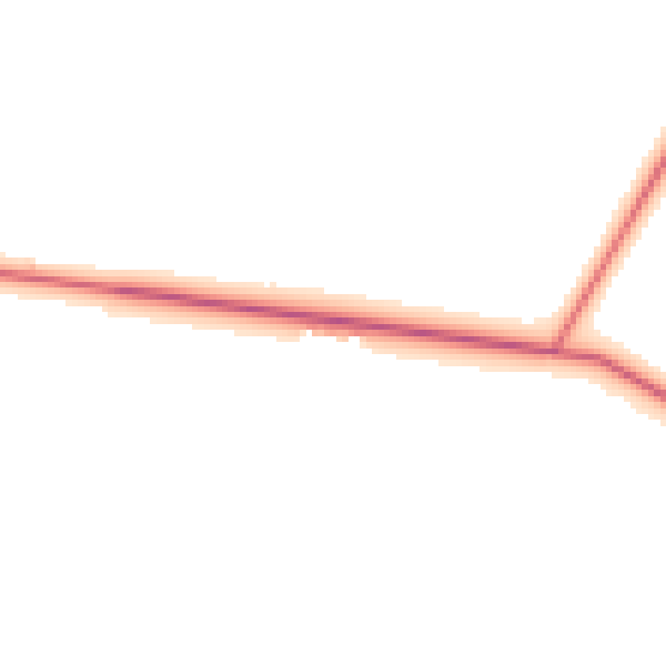 Daytime road noise heatmap for CA11 9RW