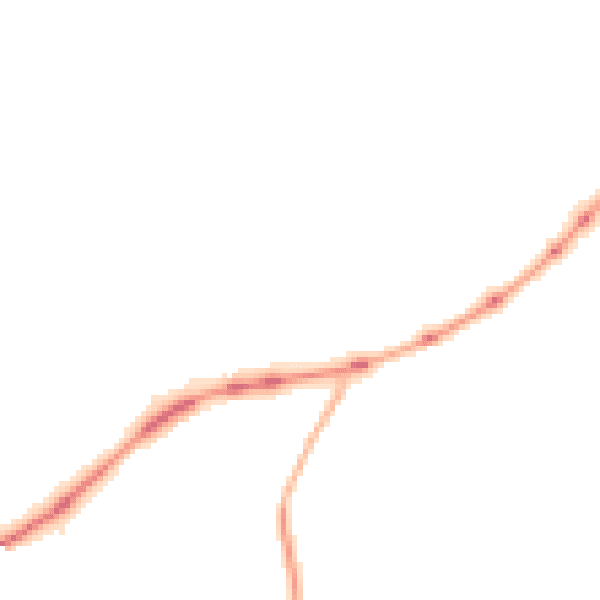 Night-time road noise heatmap for CA12 4AL