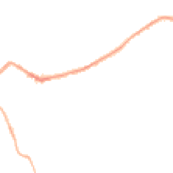 Night-time road noise heatmap for CA12 4DA