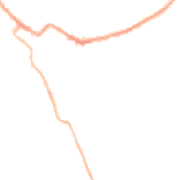 Night-time road noise heatmap for CA12 4DP