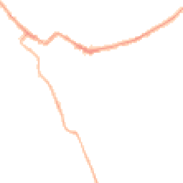 Night-time road noise heatmap for CA12 4EX