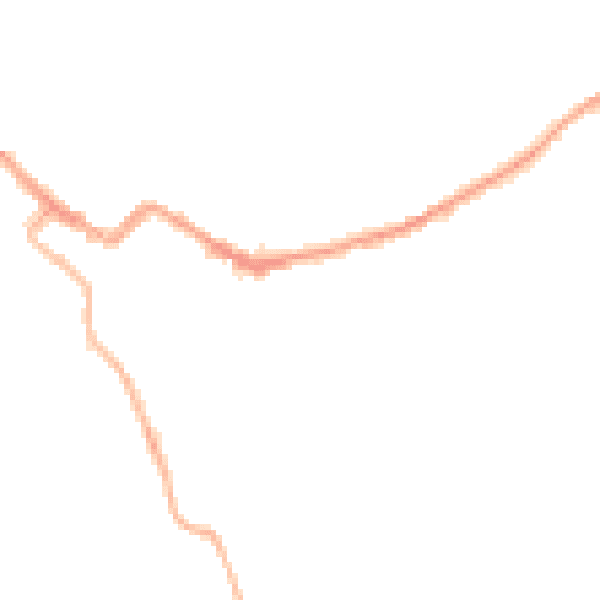 Night-time road noise heatmap for CA12 4HW