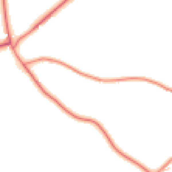 Daytime road noise heatmap for CA12 4RG