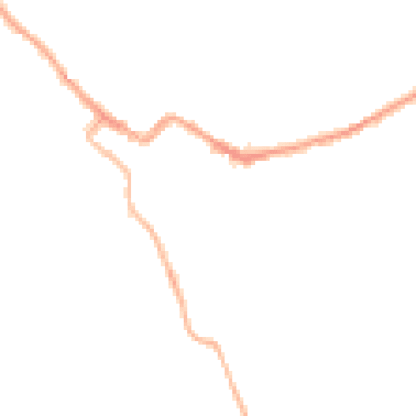 Night-time road noise heatmap for CA12 5AS