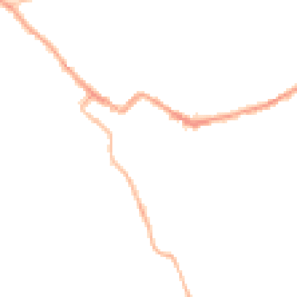 Night-time road noise heatmap for CA12 5BJ