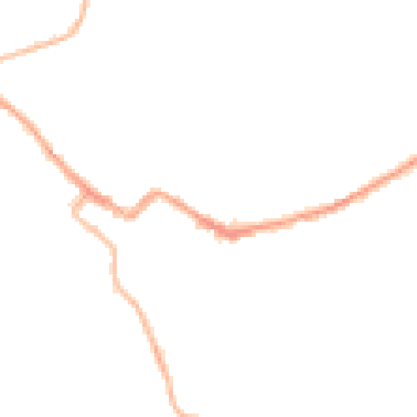 Night-time road noise heatmap for CA12 5BY