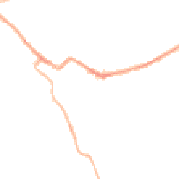 Night-time road noise heatmap for CA12 5HP