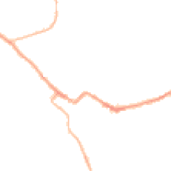 Night-time road noise heatmap for CA12 5JQ