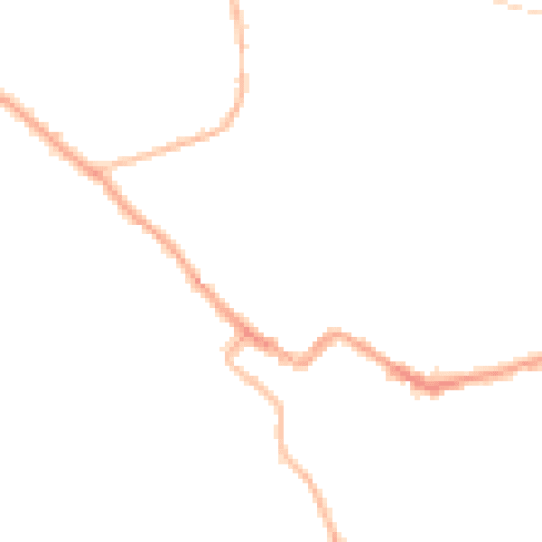 Night-time road noise heatmap for CA12 5QE