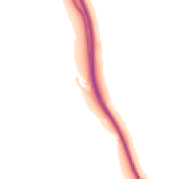 Daytime road noise heatmap for CA12 5SL