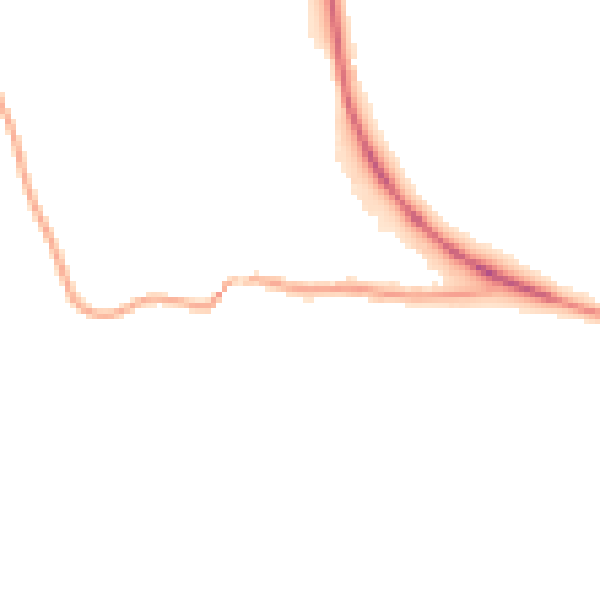 Night-time road noise heatmap for CA12 5TJ