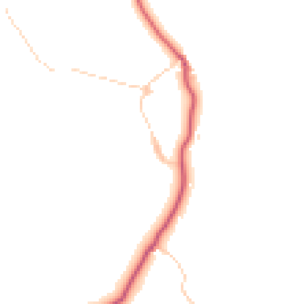 Daytime road noise heatmap for CA12 5XD