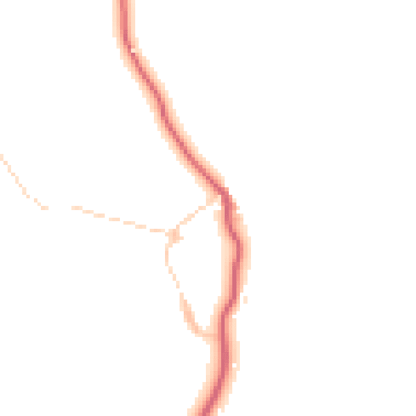 Daytime road noise heatmap for CA12 5XL