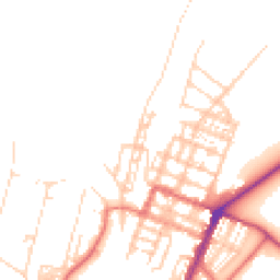 Daytime road noise heatmap for CA15 6AS