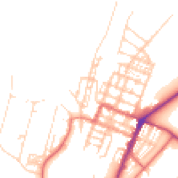 Daytime road noise heatmap for CA15 6AU