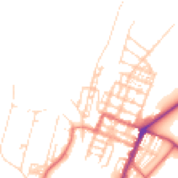 Daytime road noise heatmap for CA15 6AX