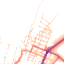 Daytime road noise heatmap for CA15 6BB
