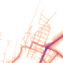 Daytime road noise heatmap for CA15 6BD