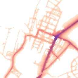 Daytime road noise heatmap for CA15 6BL