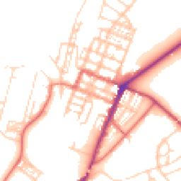Daytime road noise heatmap for CA15 6BP