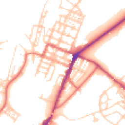 Daytime road noise heatmap for CA15 6BS