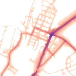 Daytime road noise heatmap for CA15 6BT