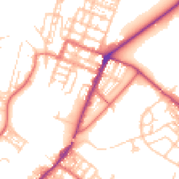 Daytime road noise heatmap for CA15 6DA