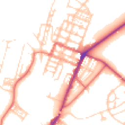 Daytime road noise heatmap for CA15 6DQ