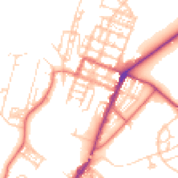 Daytime road noise heatmap for CA15 6DW