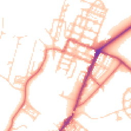 Daytime road noise heatmap for CA15 6DX