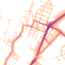 Daytime road noise heatmap for CA15 6DY