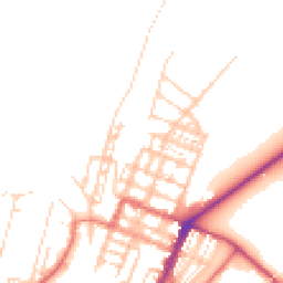 Daytime road noise heatmap for CA15 6EL