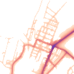 Daytime road noise heatmap for CA15 6EQ